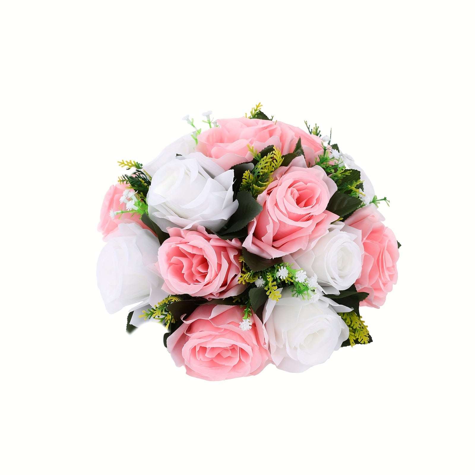 Elegant Artificial Rose Flower Ball - Perfect for Centerpieces, Weddings & Home Decor | Versatile Silk Roses for Parties, Valentine&