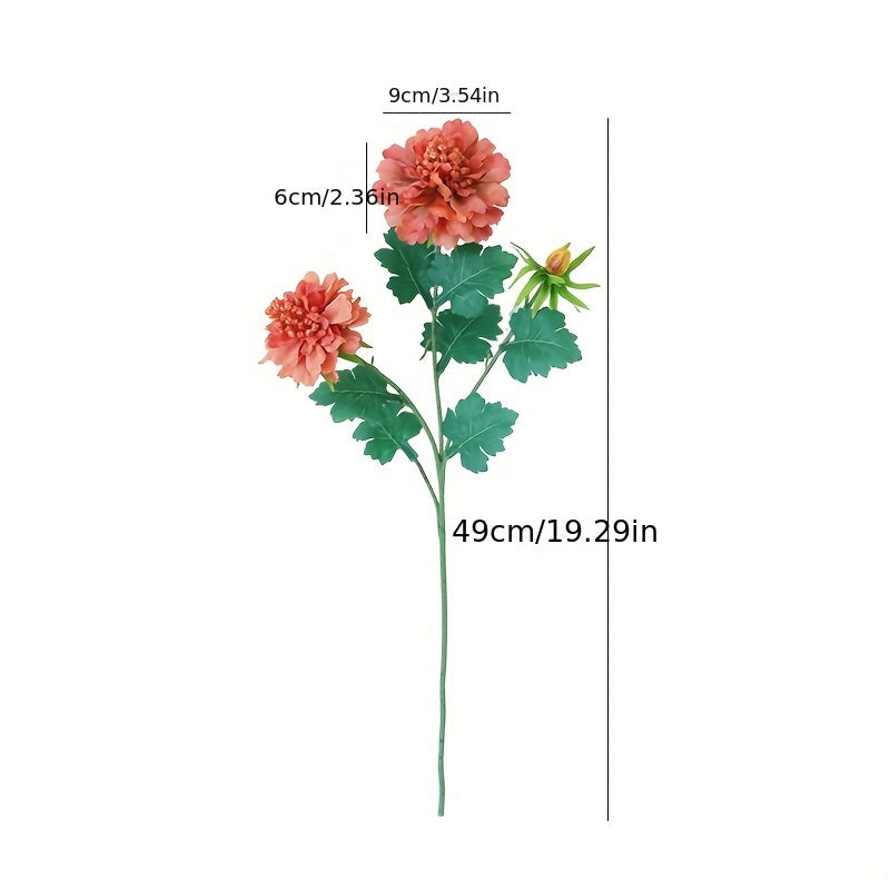 2pcs Real Touch Artificial Peony Flowers - Perfect for Weddings, Showers & Home Decor | Ideal for Christmas, Valentine&