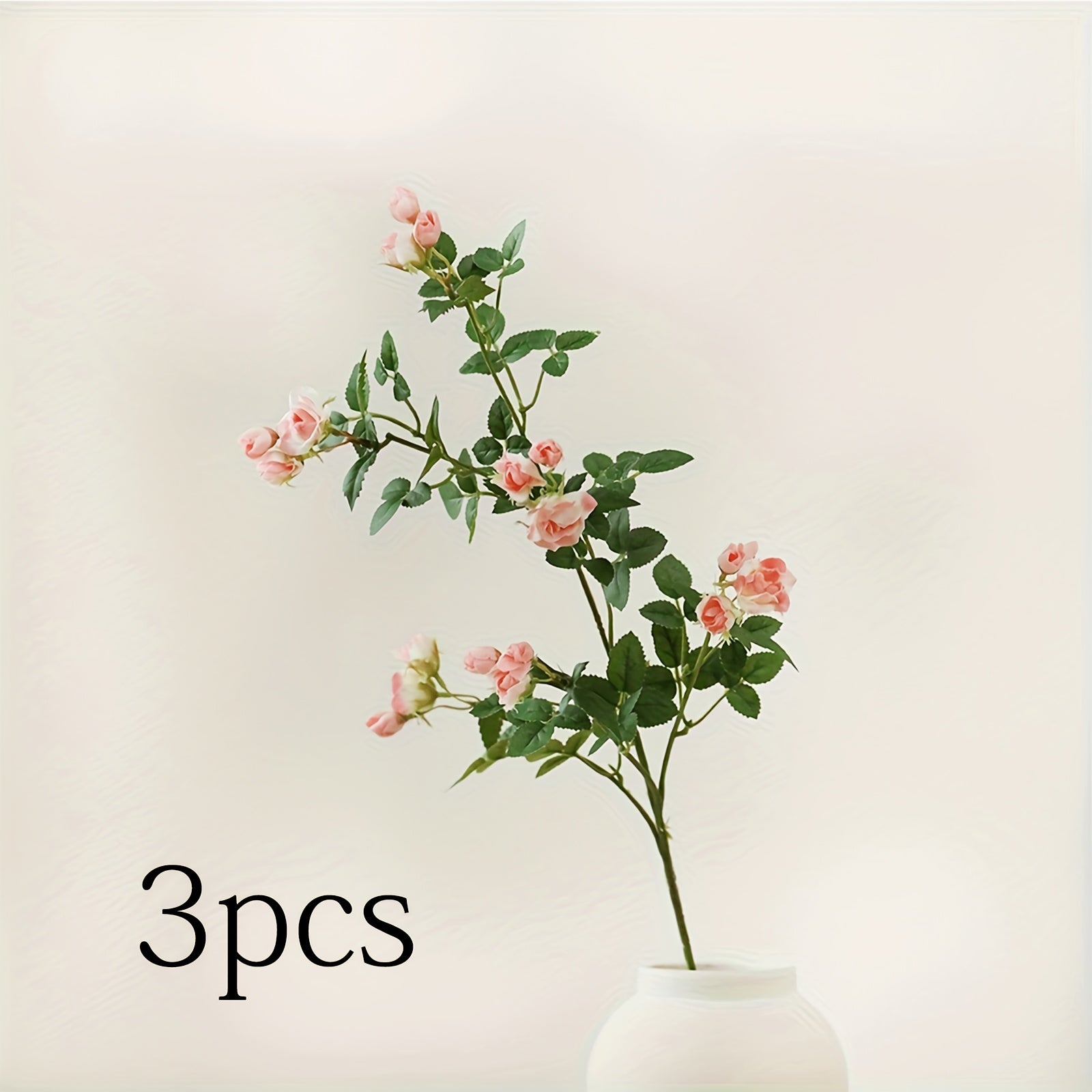3pcs Set of Lifelike Artificial Roses - Perfect for Home, Office Decor & Holiday Celebrations (Day of the Dead/Christmas/Valentine&