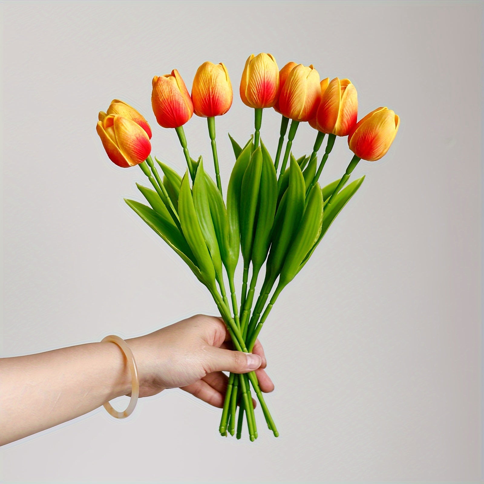 10/20pcs Realistic PU Tulips