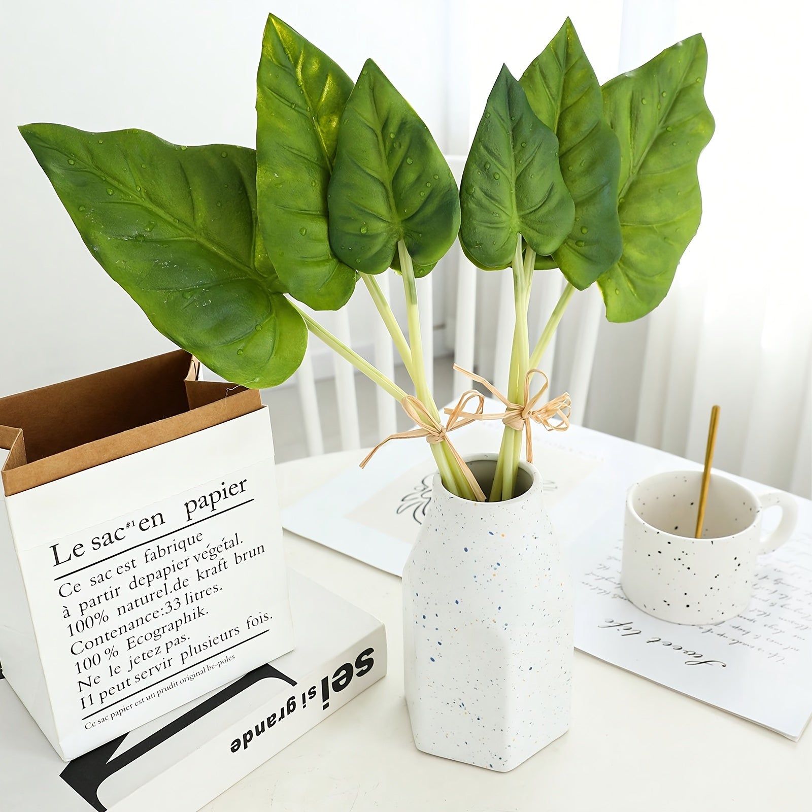 Lifelike Artificial Palm Leaves