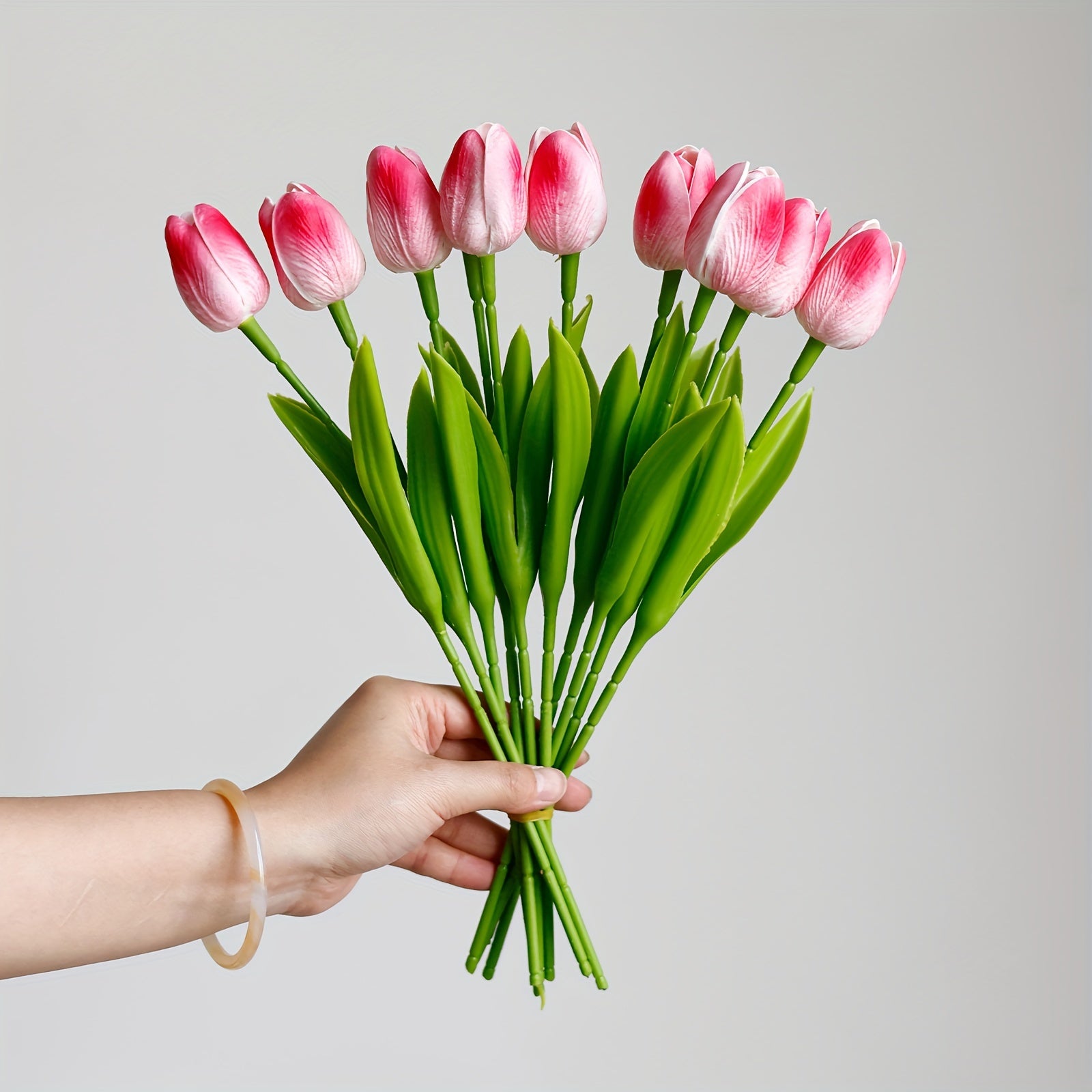 10/20pcs Realistic PU Tulips
