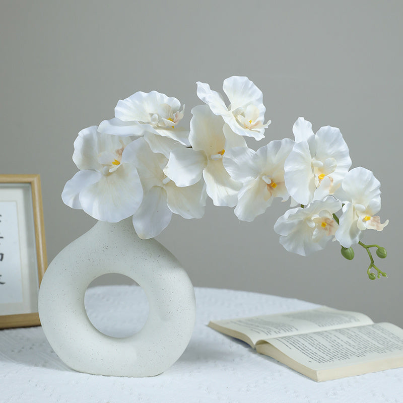 Real Touch 41" Artificial Phalaenopsis Flower Branch - Perfect for Home, Office, Wedding Decor & Gifts for Valentine&