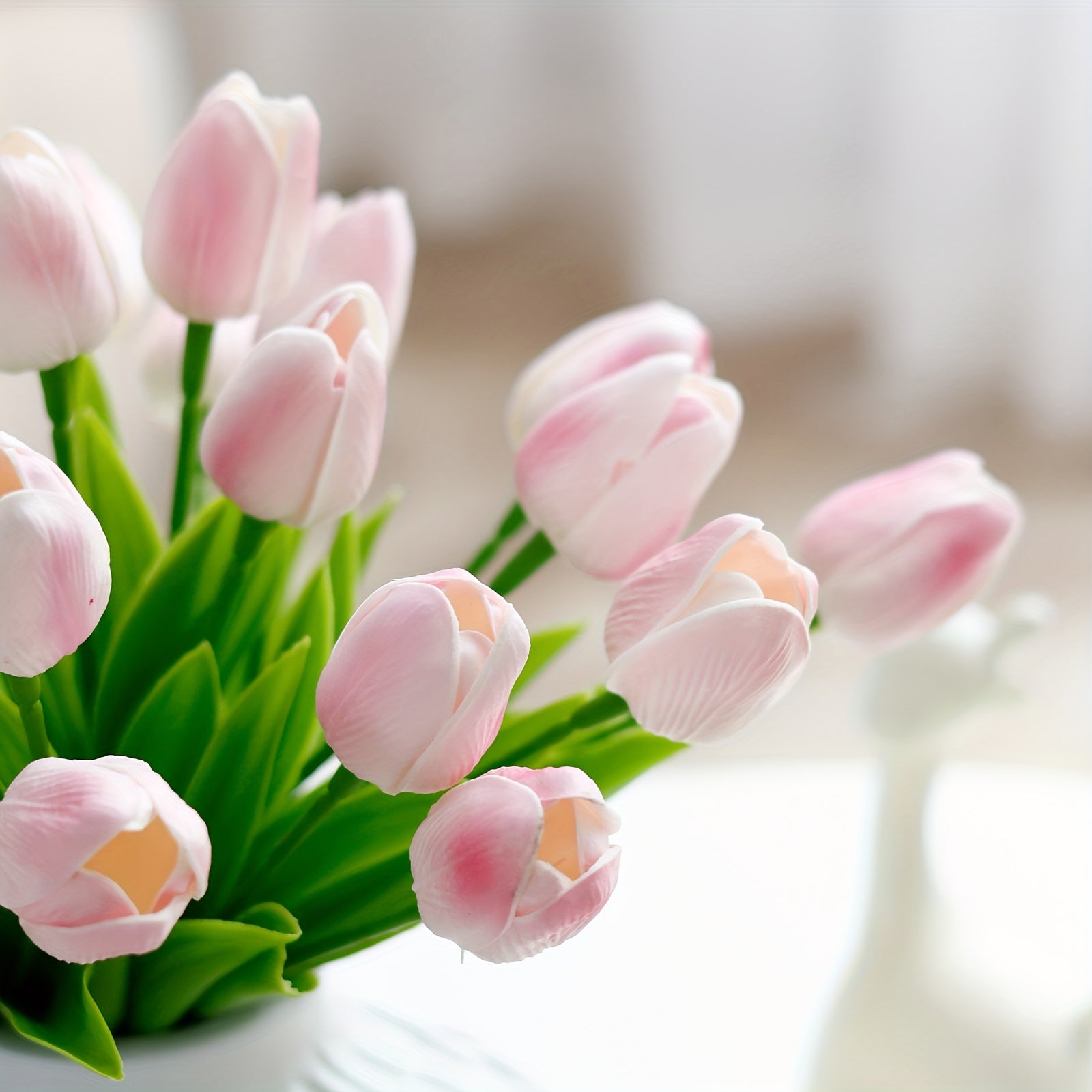 10/20pcs Realistic PU Tulips