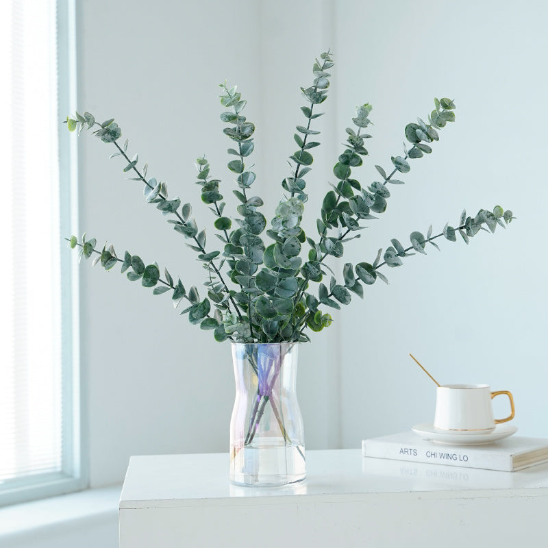 3pcs, Eucalyptus Stems, Eucalyptus Plant, 21.5In, for Vase Wedding Bouquet Home Christmas Thanksgiving Valentine&