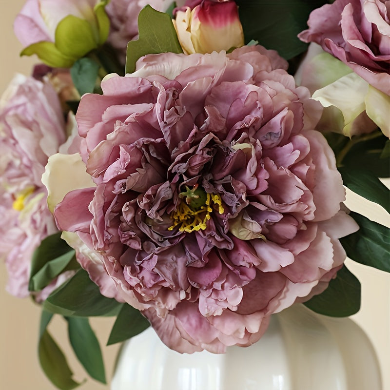 Elegant Peony Artificial Flower - Perfect for Home, Office Decor & Outdoor Garden | Ideal for Weddings, Birthdays, Bridal Showers & Mother&
