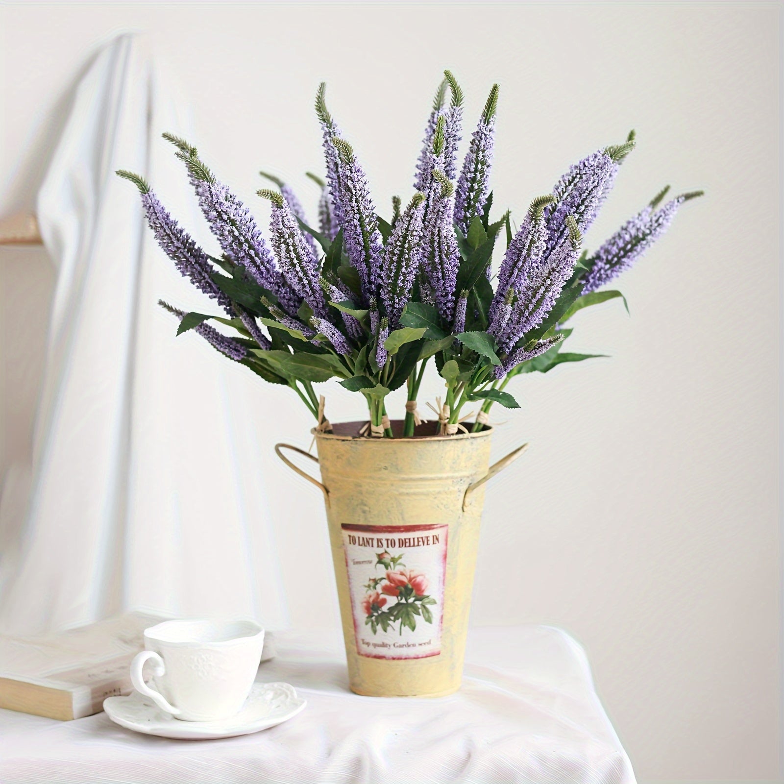 18.5in Bundles Outdoor Artificial Lavender Flowers