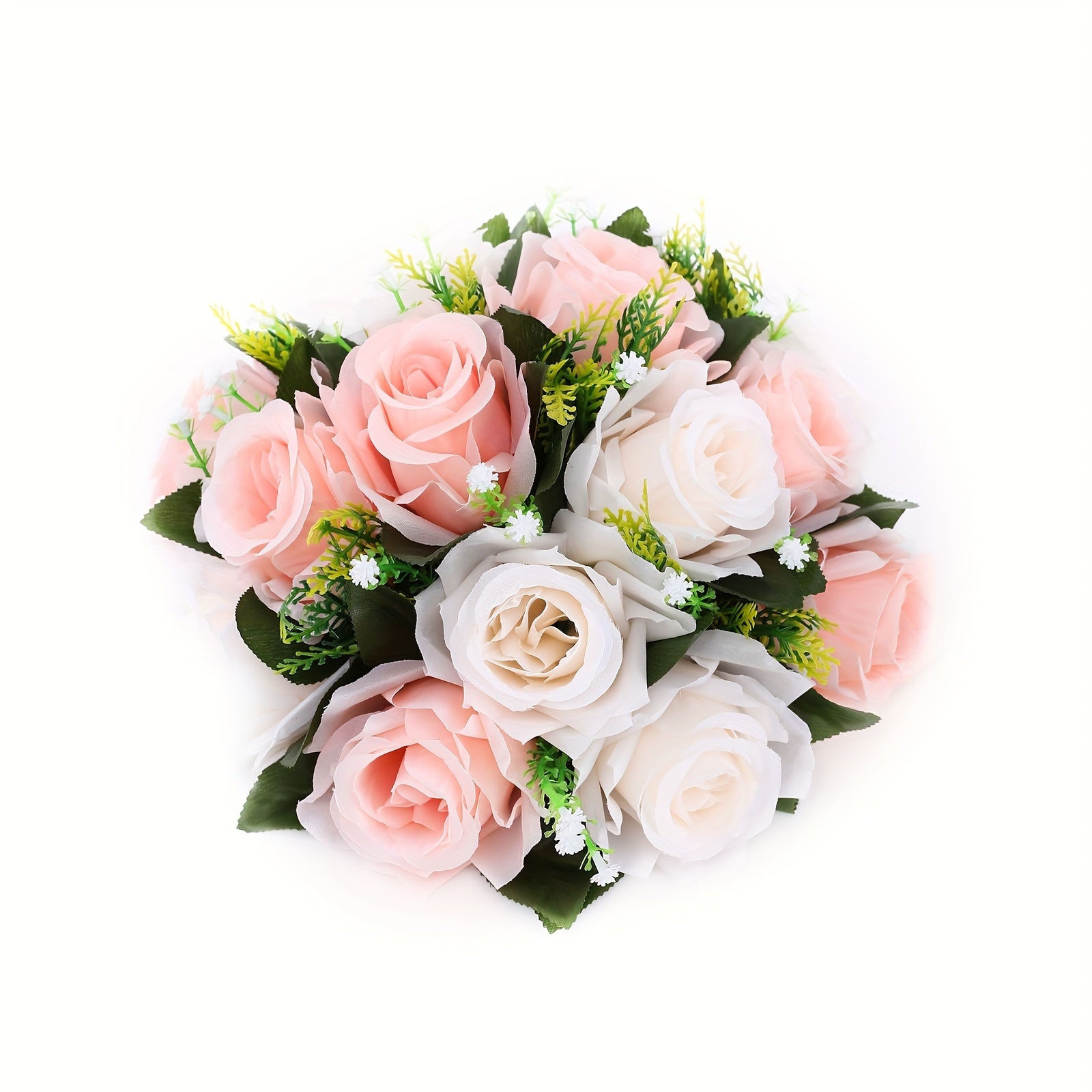 Elegant Artificial Rose Flower Ball - Perfect for Centerpieces, Weddings & Home Decor | Versatile Silk Roses for Parties, Valentine&