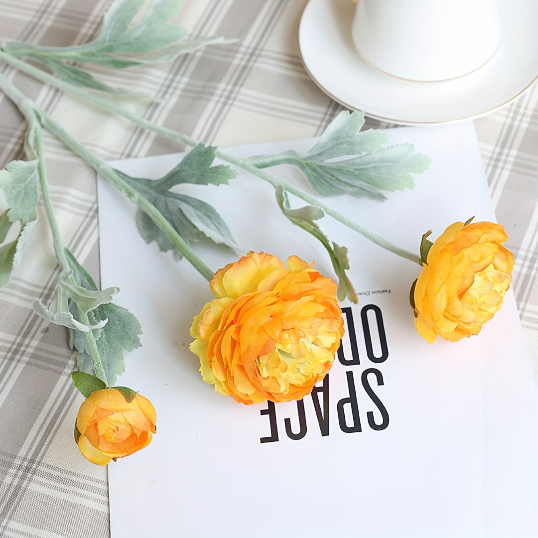 1pc, Artificial Flowers, Artificial Peonies, Decorate The Home, Beautify The Space, Create A Warm Atmosphere, 20.4in/52cm, Home Decoration, Room Decoration, Garden Decoration