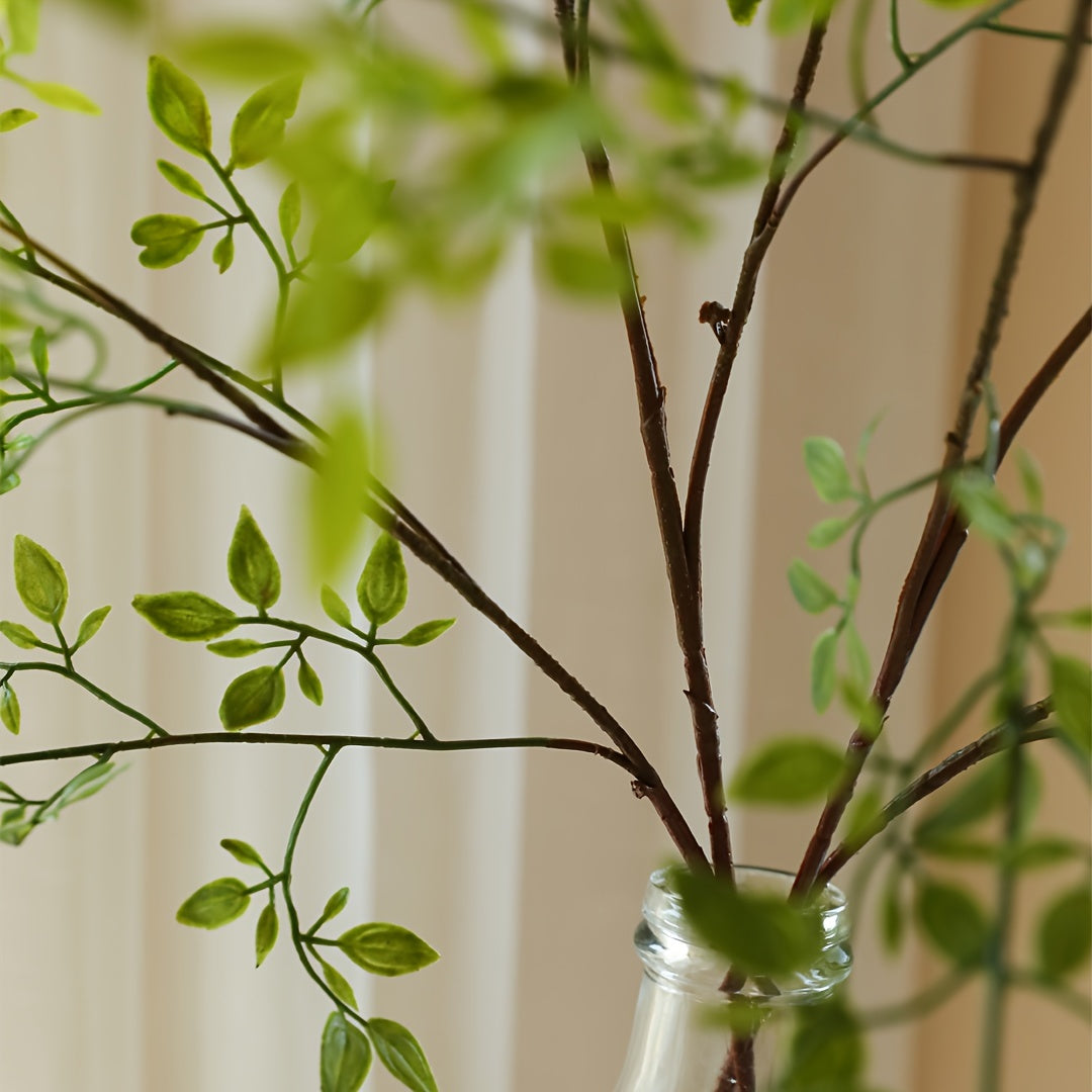 2pcs Classic Style Artificial Nandina Domestica Branches, Plastic Floral Swags, Versatile Faux Greenery Stems for Vase Arrangements, with Home Decor for Wedding, Thanksgiving, Mother&