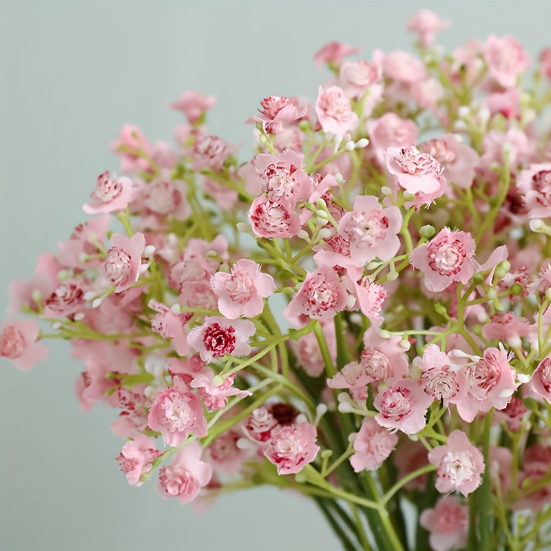 3pcs, Artificial Baby Butterfly Dance Full Of Breath Flowers, Real Touch Artificial Flowers, Home Room Office Decoration, Flower Arrangement Artificial Center, Outdoor Garden Patio Decoration High Quality Antioxidant Large Bouquet With Stems