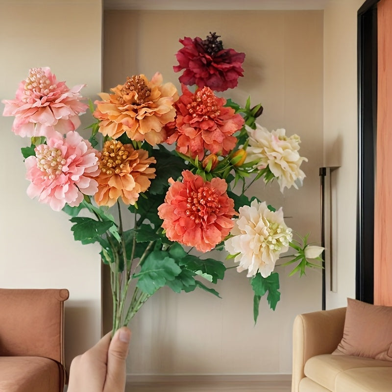 2pcs Real Touch Artificial Peony Flowers - Perfect for Weddings, Showers & Home Decor | Ideal for Christmas, Valentine&