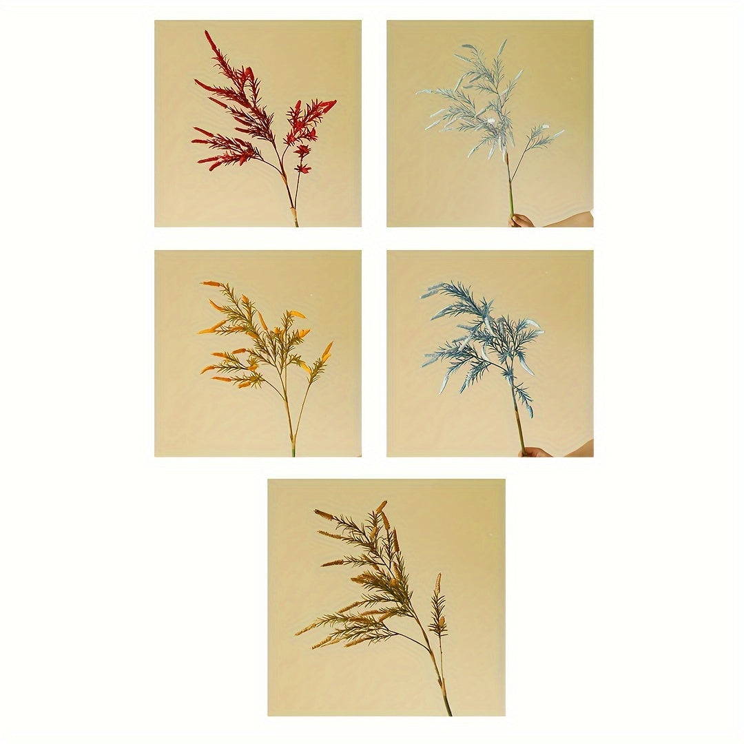 1pc Artificial Sage Plant, Faux Plant Branch, Suitable For Wedding Party Home Decor