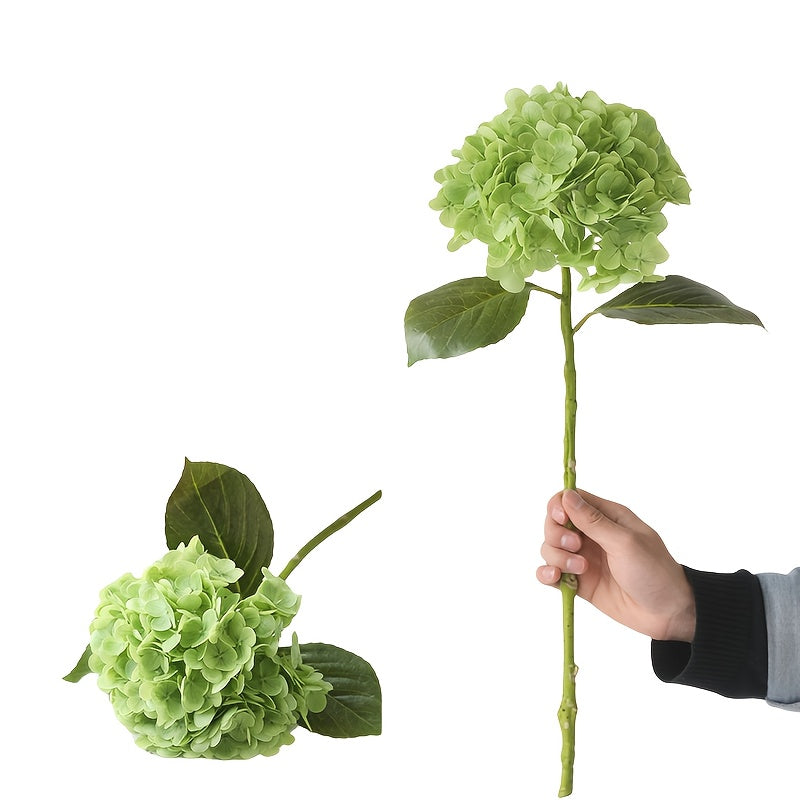 2pcs 22" Lifelike Artificial Hydrangea Flowers with Stems - Perfect for DIY Wedding Centerpieces, Bouquets & Home Decor, Fake Flowers, Floral Decor, Thanksgiving Occasion