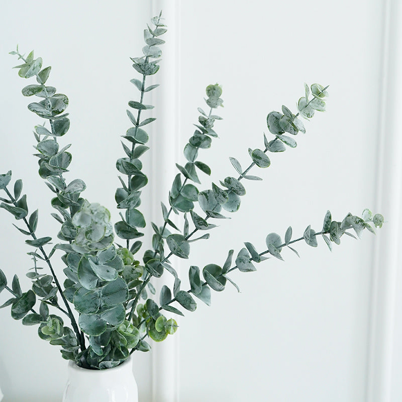 3pcs, Eucalyptus Stems, Eucalyptus Plant, 21.5In, for Vase Wedding Bouquet Home Christmas Thanksgiving Valentine&