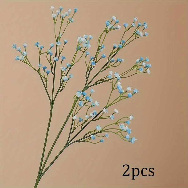 3 Pcs, Artificial Starry Flowers, Fake Starry Flowers, Starry Flowers Artificial Flowers for Wedding Bouquet Shower Home Garden Decoration