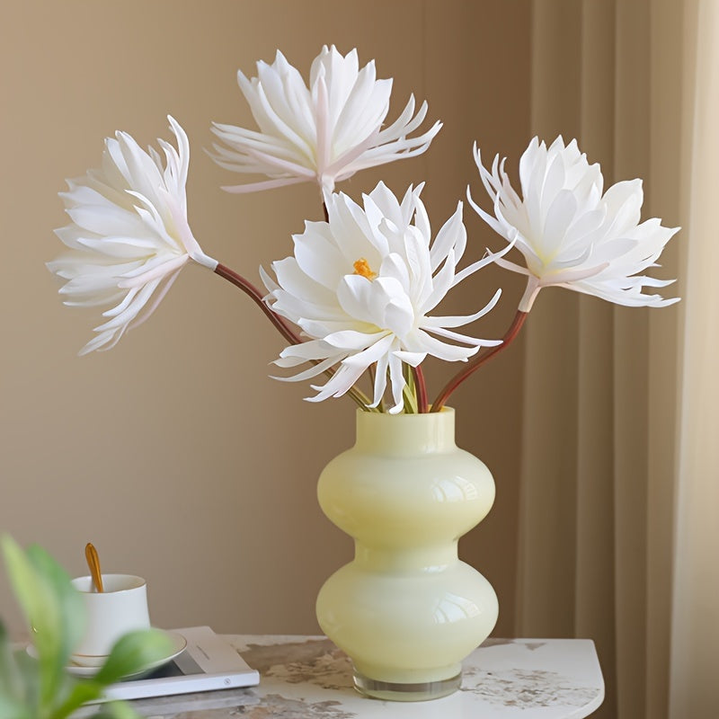 MOHUAGE 3/5pcs Sustainable Fade-Resistant Artificial Silk Flowers - Perfect for Weddings, Home Decor & Seasonal Celebrations
