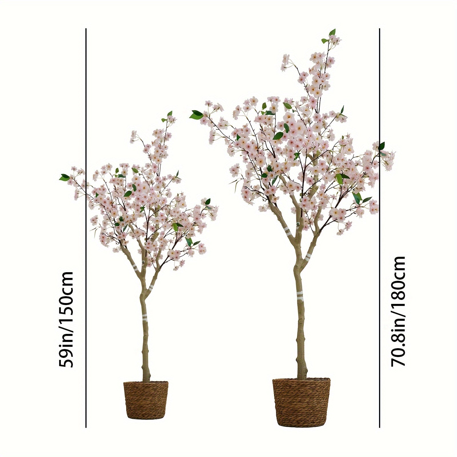 Elegant 59"/70.8" Artificial Cherry Blossom Tree - Perfect for Weddings, Outdoor Events, Home & Hotel Decor