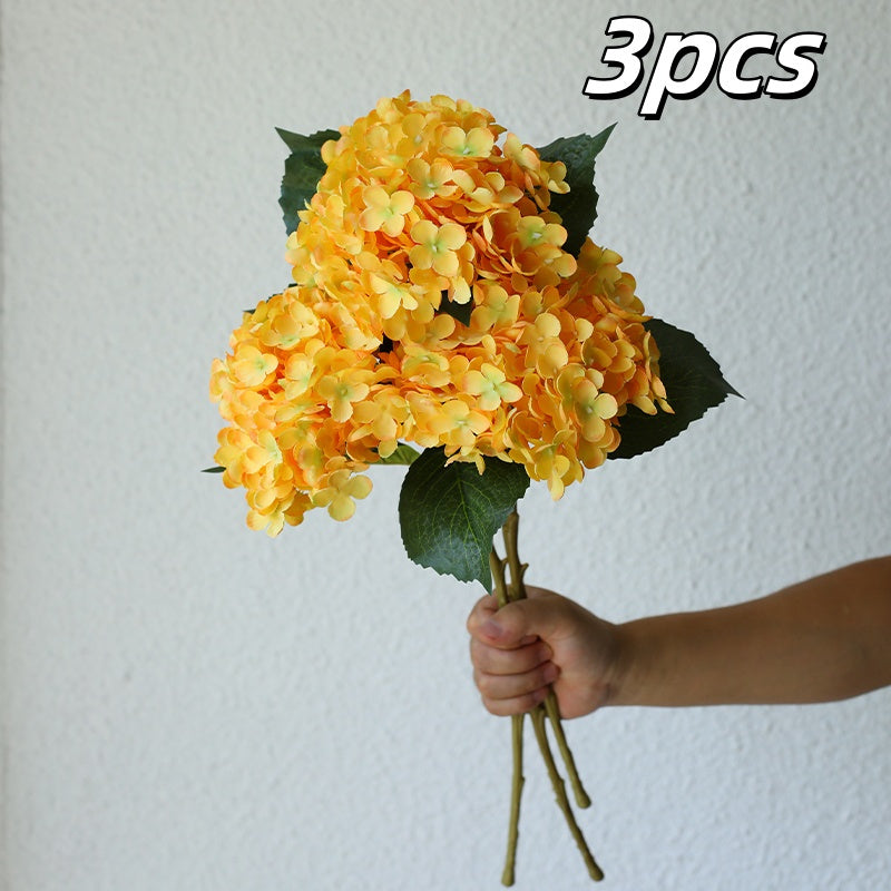 3pcs Lifelike Artificial Hydrangea Set - Perfect for Home, Wedding Decor & Special Occasions, Best for Christmas, Perfect for Thanksgiving
