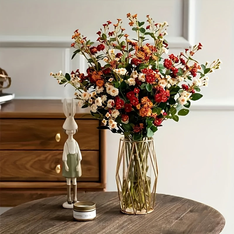 4pcs Set of Real Touch Artificial Roses - Perfect for Weddings, Engagements, Showers & More - Versatile Home Decor for Any Room