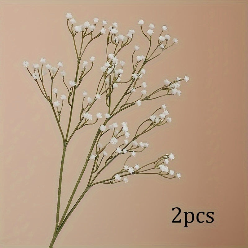 3 Pcs, Artificial Starry Flowers, Fake Starry Flowers, Starry Flowers Artificial Flowers for Wedding Bouquet Shower Home Garden Decoration