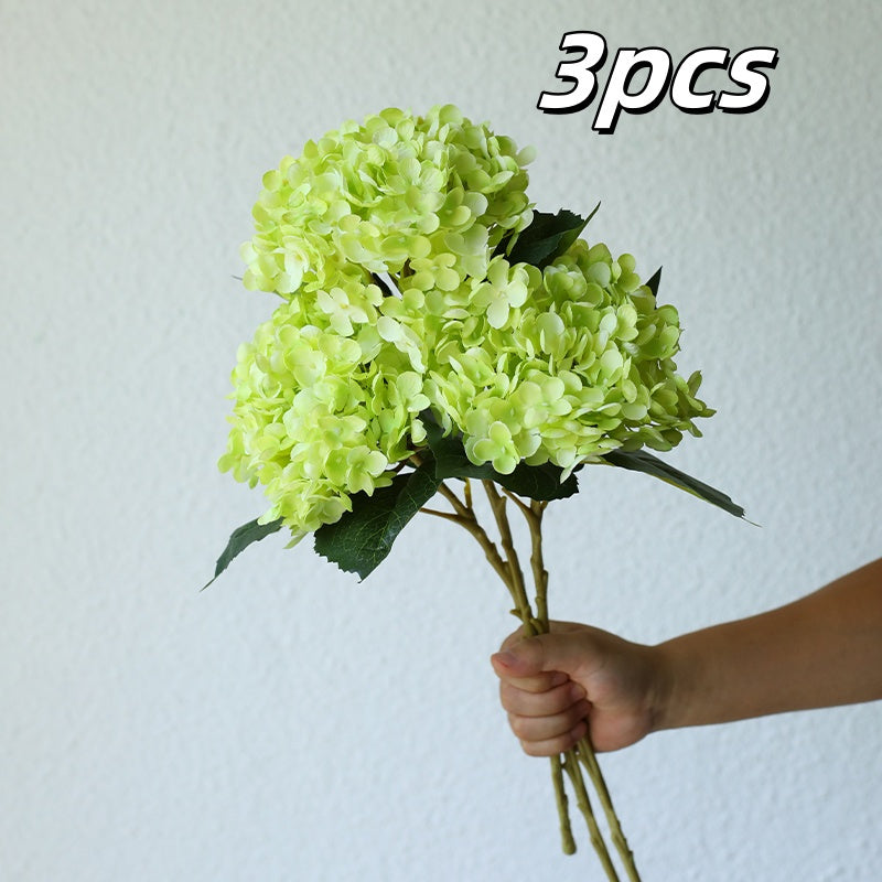 3pcs Lifelike Artificial Hydrangea Set - Perfect for Home, Wedding Decor & Special Occasions, Best for Christmas, Perfect for Thanksgiving