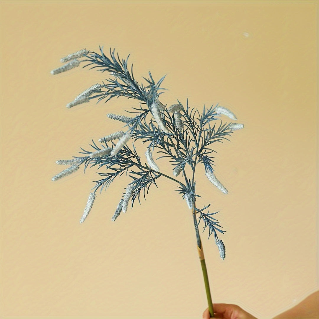 1pc Artificial Sage Plant, Faux Plant Branch, Suitable For Wedding Party Home Decor