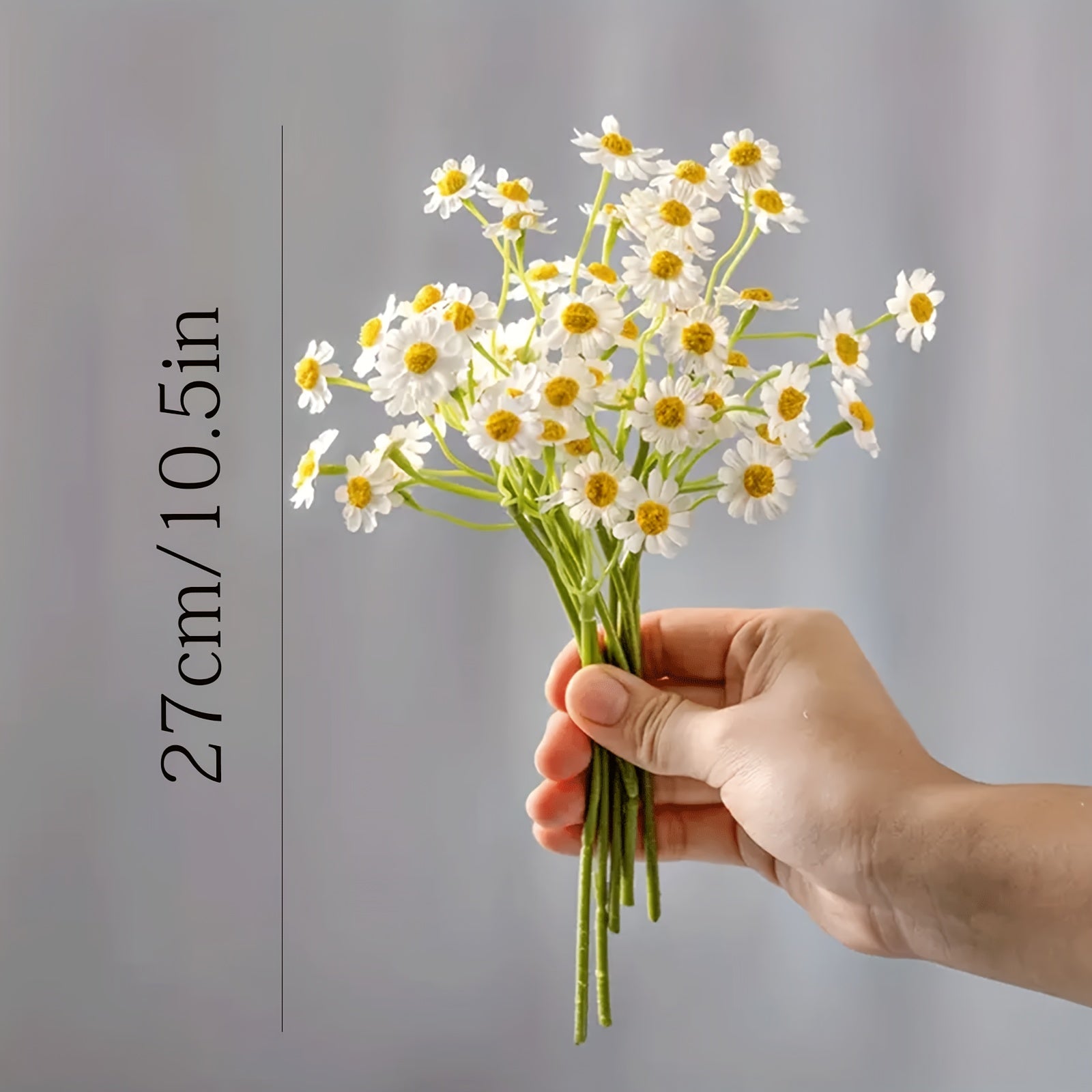 12pcs Vibrant Artificial Daisy Bouquets - Perfect for Weddings, Birthdays & Holidays - Ideal for Home Decor, Cafes & Photo Props