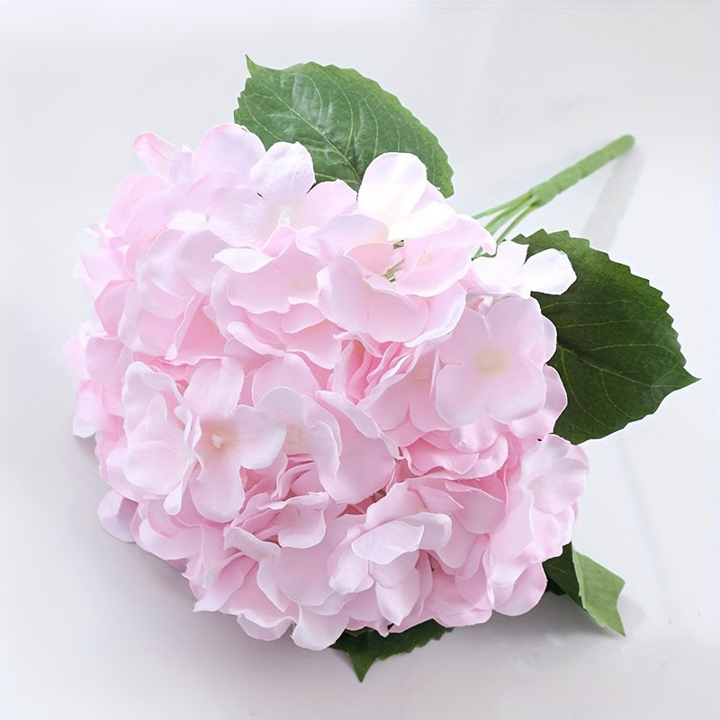3pcs Modern Artificial Hydrangeas, 5-Head Plastic Faux Flowers, Oxidation Resistant, Ideal for Wedding, Engagement, Birthday, Bridal Shower, Graduation, Table Centerpiece, Home & Office Decor, Halloween & Easter Celebrations
