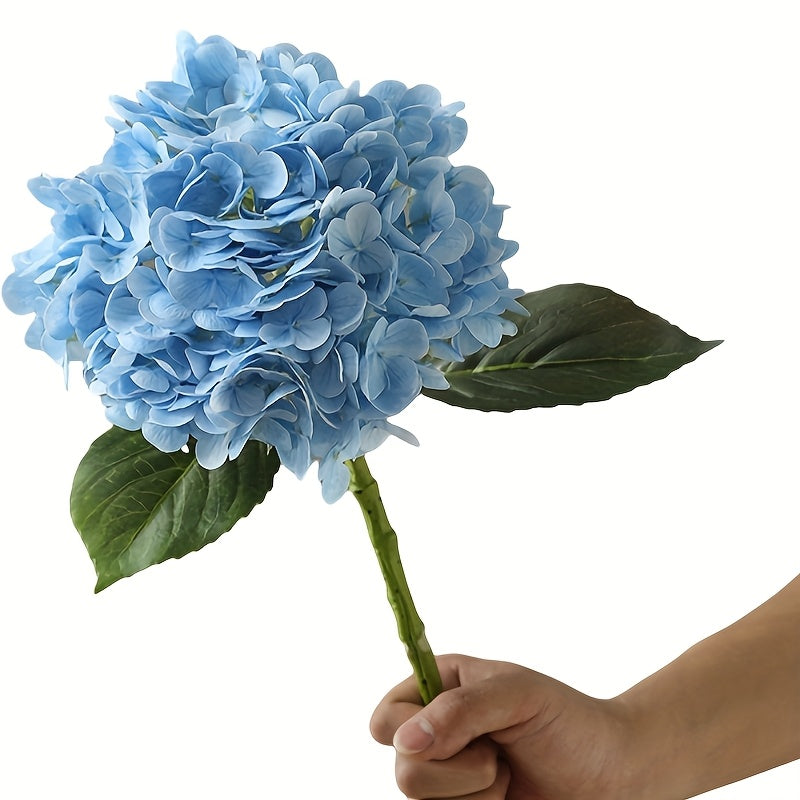 2pcs 22" Lifelike Artificial Hydrangea Flowers with Stems - Perfect for DIY Wedding Centerpieces, Bouquets & Home Decor, Fake Flowers, Floral Decor, Thanksgiving Occasion