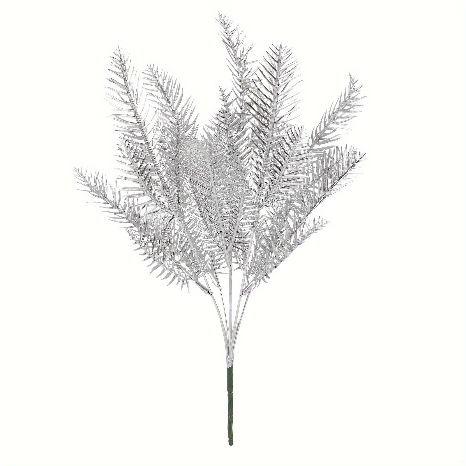 A Bunch Of Autumn Pine Needles/eucalyptus Artificial Decorative Flowers, Used For Christmas Home Decoration And Wedding Arrangements, Party Table Centerpieces