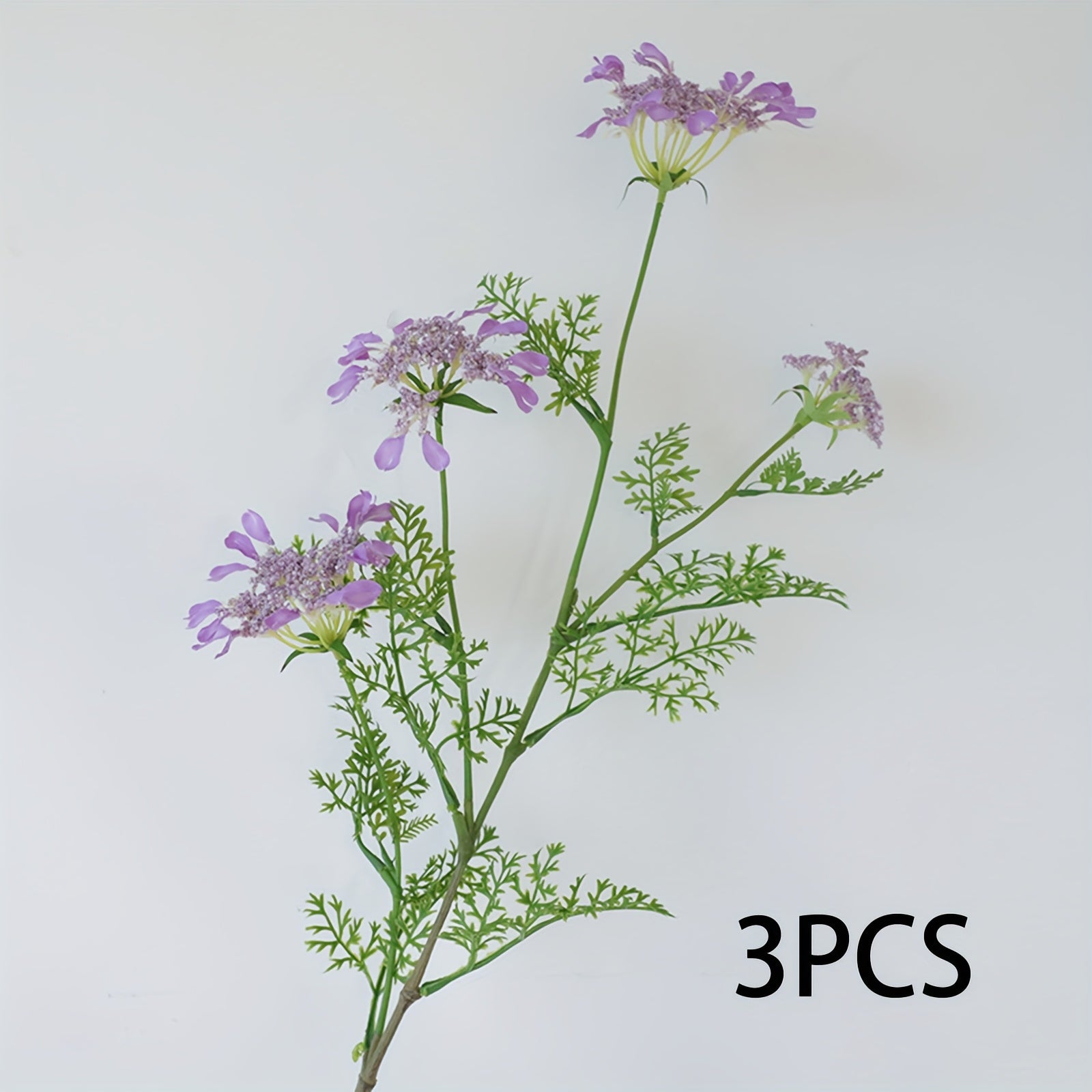 2/3pcs Boho Style Artificial Lace Flowers, Real Touch Plastic Floral Arrangement for Home Decor, Wedding, Party, Mother&