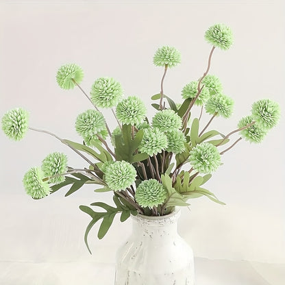 5pcs Set of Artificial Dandelion &amp; Chrysanthemum Flowers - Perfect for Home, Garden, Weddings, Valentine&