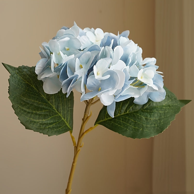 5pcs Two-leaf Hydrangea, Used for Wedding, Home, Valentine&