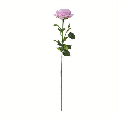 1pc, artificial roses, touch artificial bouquets, wedding decoration bridal bouquets, living room table decoration flower arrangement fake roses, home dining table centerpieces, winter Christmas table decorations, beauty salon decorations