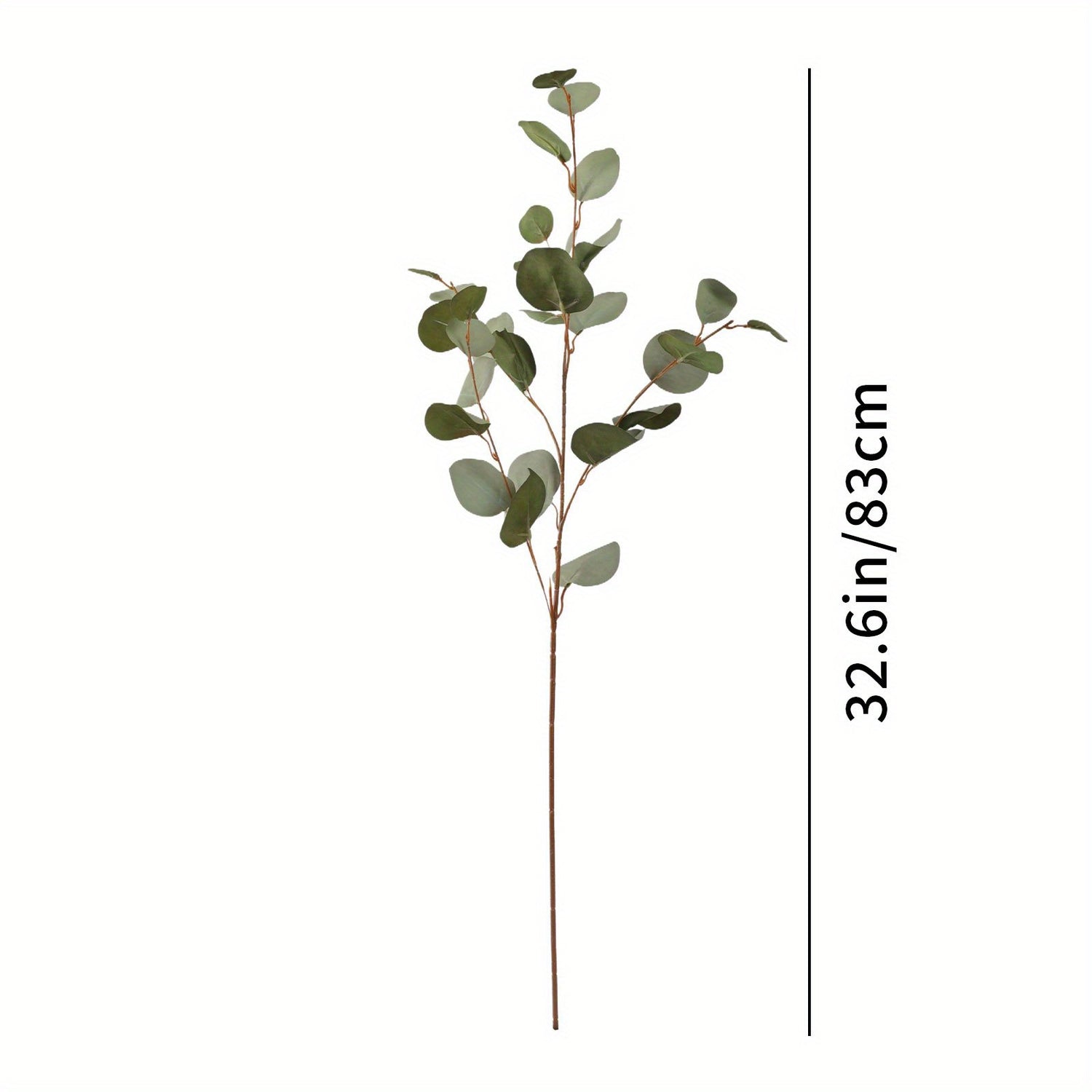1pc, Artificial Plants Eucalyptusstems Eucalyptus Leaf Spray in Green Greenery Stems Silk Plastic Plants Floral for Home Party Wedding Decoration, Eucalyptus Stems, Faux Eucalyptus Stems, Eucalyptus Decor