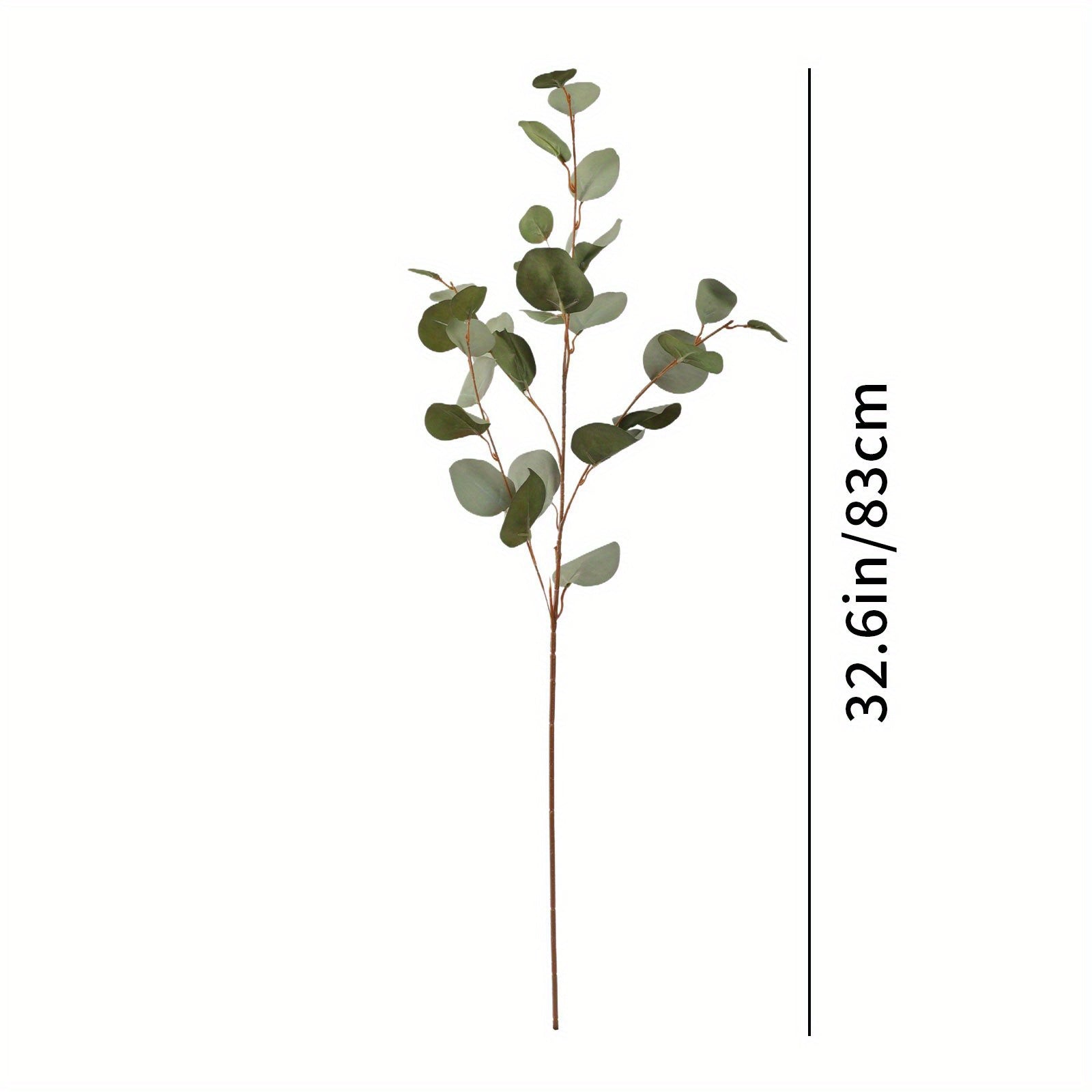 1pc, Artificial Plants Eucalyptusstems Eucalyptus Leaf Spray in Green Greenery Stems Silk Plastic Plants Floral for Home Party Wedding Decoration, Eucalyptus Stems, Faux Eucalyptus Stems, Eucalyptus Decor