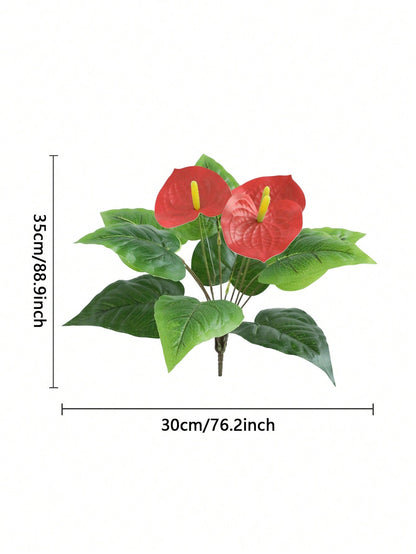 88.9inch,Anthurium Artificial Flowers Nearly Natural