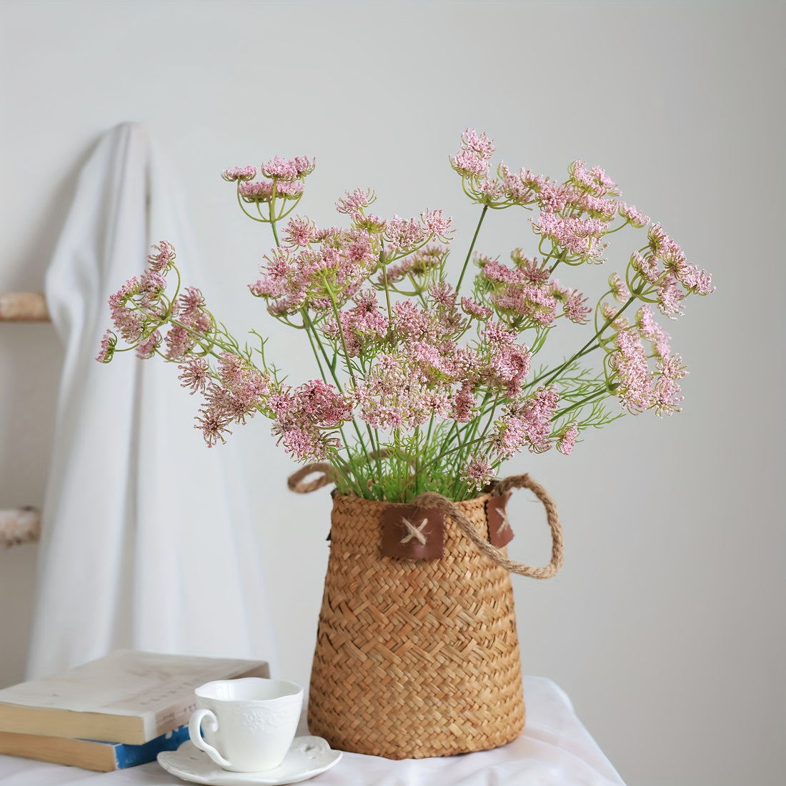 5/10pcs Artificial Simulation Three-headed Lace Flowers, Real Touch Lace, Home Room Decoration, Wedding Decoration, Party Decoration, Floral Supplies, Indoor and Outdoor Decoration, Mother&