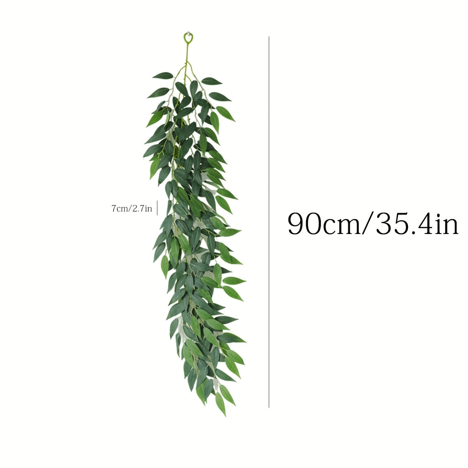 4pcs MOHUAGE Classic Style Plastic Fake Vine Plants, Realistic Green Leaves for Home, Garden, Wedding, Christmas, Thanksgiving, Easy Install, Durable, Versatile Seasonal Decorations