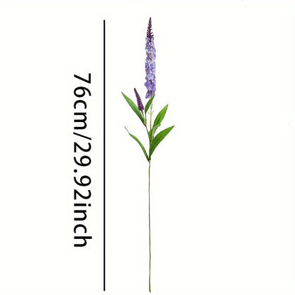 4pcs Boho Chic Artificial Lavender Flowers - Silk Purple Floral Decor for Weddings, Home &amp; Holiday Celebrations, Flower Decorations