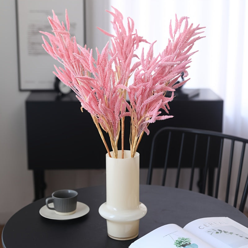 5pcs, Artificial Reeds Vase Decoration, Home Kitchen Bohemian Decoration, Wedding Holiday Mother&