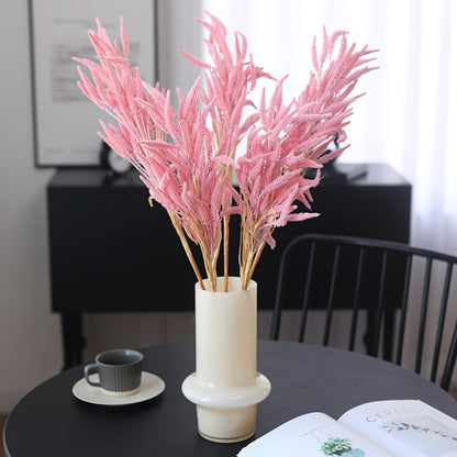 5pcs, Artificial Reeds Vase Decoration, Home Kitchen Bohemian Decoration, Wedding Holiday Mother&
