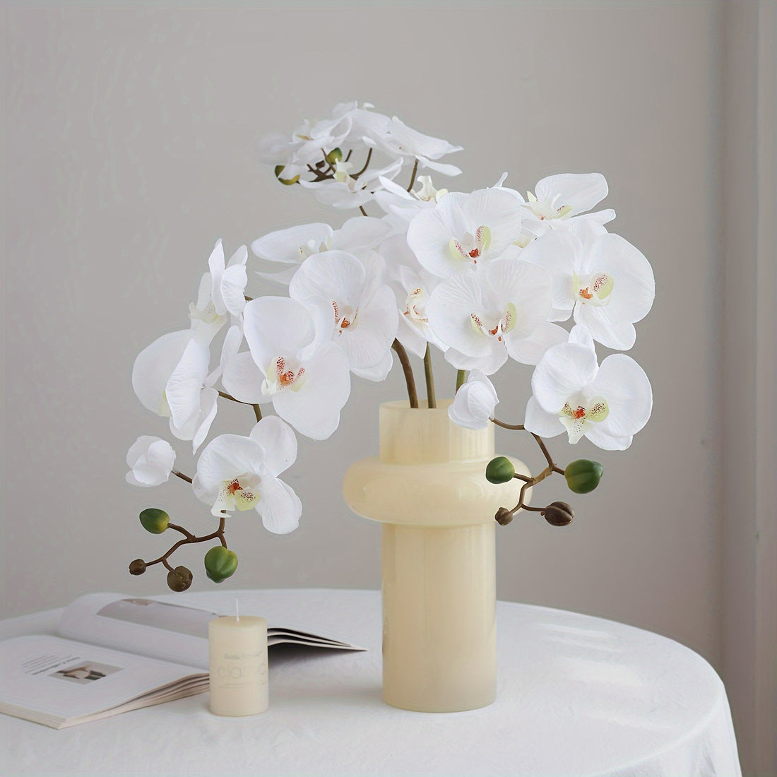 Artificial Orchid Flowers 9 Heads