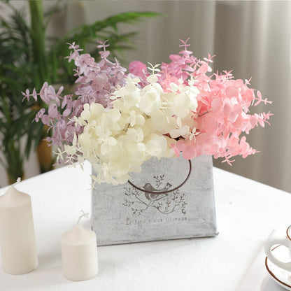 Boho Eucalyptus Artificial Flower Swags Set of 3 - Plastic Floral Decor for Home, Events, Seasonal Celebrations - Versatile Faux Eucalyptus Greenery for Christmas, Halloween, Thanksgiving, Valentine&