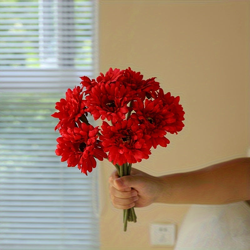 6pcs Vintage Artificial Chrysanthemums - Perfect for Fall, Halloween, Thanksgiving, Christmas Decor | Ideal for DIY, Home, Wedding, Office &amp; Outdoor Spaces