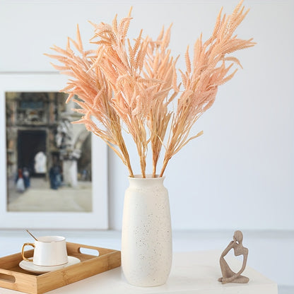 5pcs, Artificial Reeds Vase Decoration, Home Kitchen Bohemian Decoration, Wedding Holiday Mother&