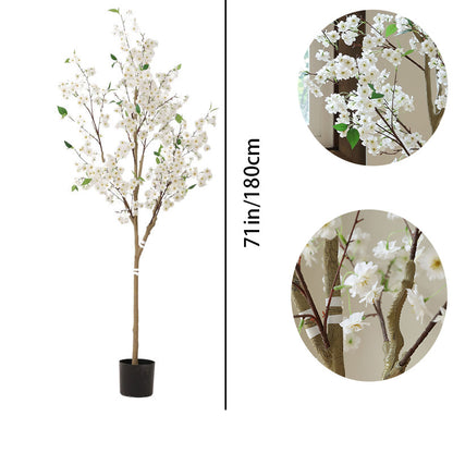 71in Lifelike Cherry Blossom Tree - Perfect for Home, Office, Wedding &amp; Festival Decor
