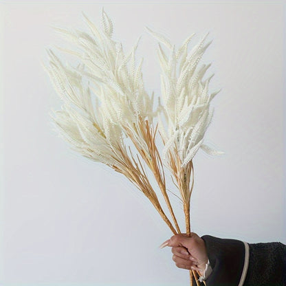 5pcs, Artificial Reeds Vase Decoration, Home Kitchen Bohemian Decoration, Wedding Holiday Mother&