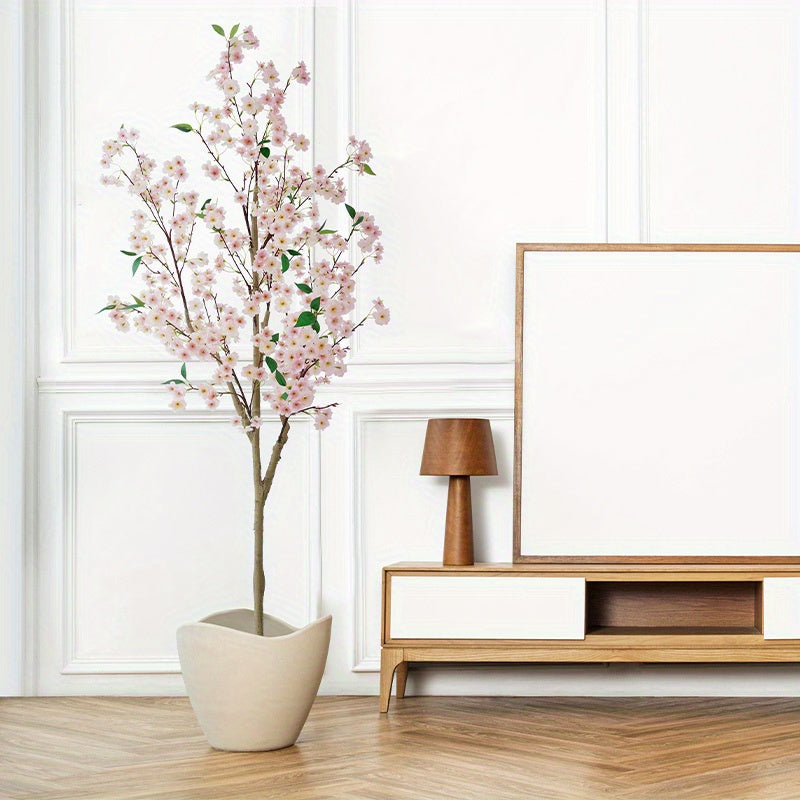 71in Lifelike Cherry Blossom Tree - Perfect for Home, Office, Wedding &amp; Festival Decor
